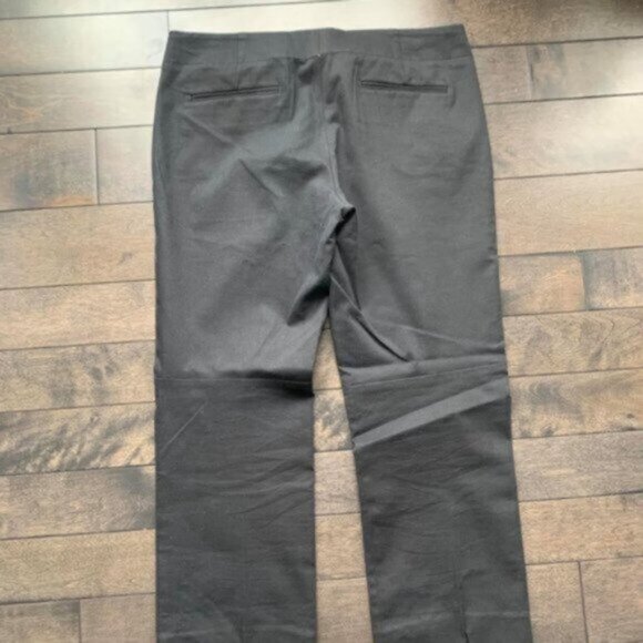 Theory Cotton Straight Leg Pants - Picture 2 of 4